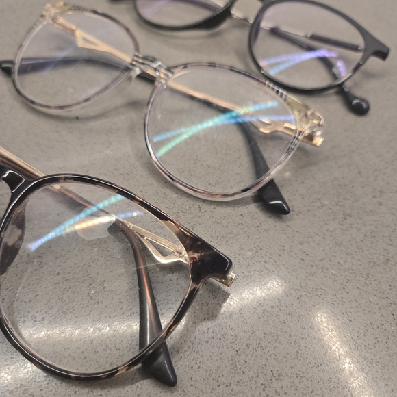 Eyeglasses Trio - Black, Clear, Tortoise - Picture 2 of 3